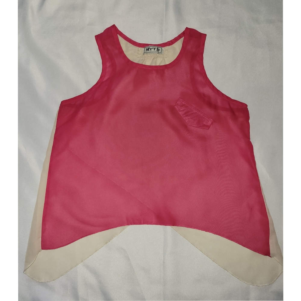 Myth pink and cream medium shirt